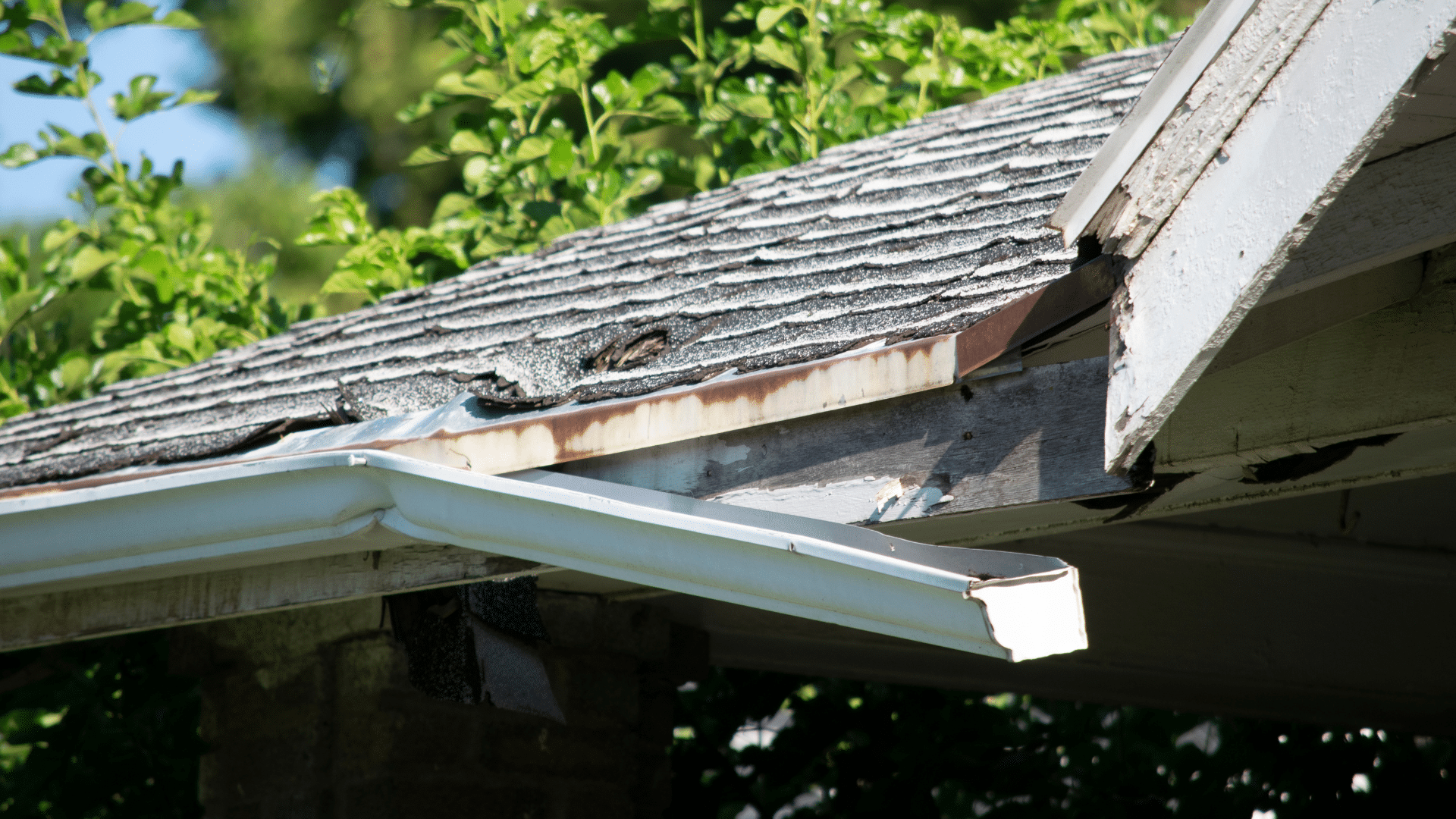 Damaged Gutters Repair Willow Ash Roofing SC