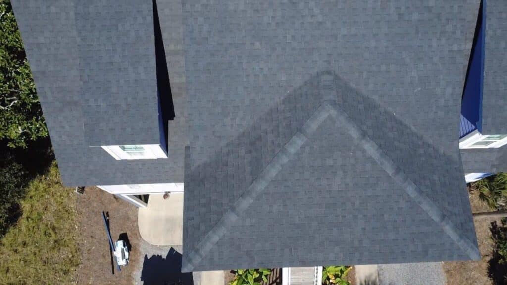Willow Ash Roofing Project After Repair Replacement Install South Carolina Beach House Shingles