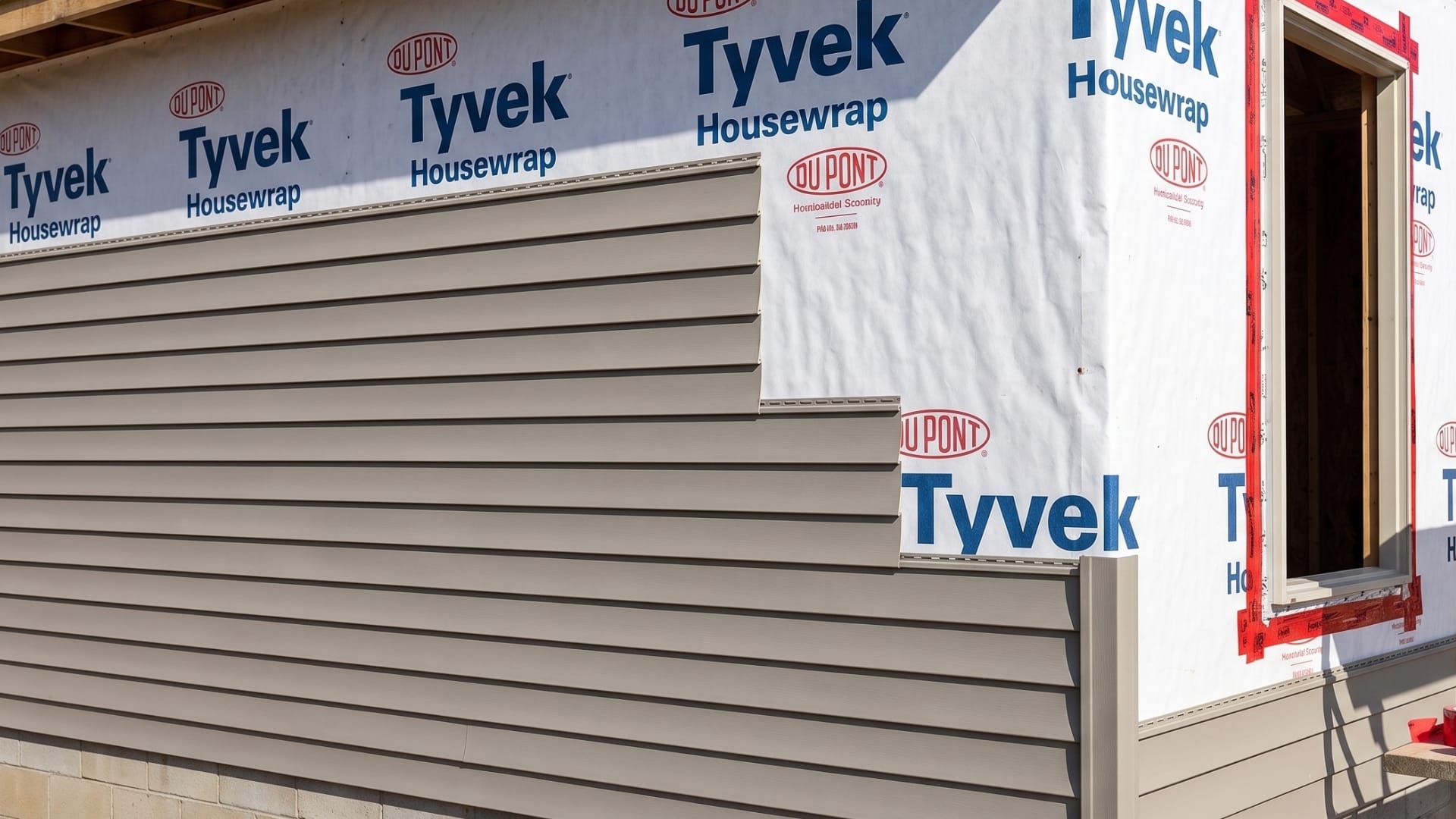 Vinyl Plank Siding with Vapor Permeable Weather Resistive Barrier Installation Willow Ash Roofing SC