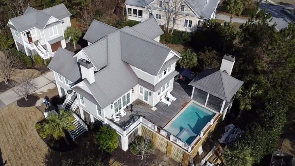 The Best Roofing Materials for Coastal Charleston Homes Standing Seam Metal Roof Willow Ash Roofing SC